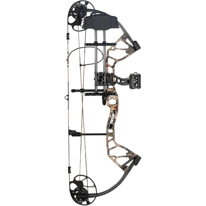 Bear Archery Royale Ready to Hunt Compound Bow Package for Adults and Youth 12 27 Draw Length 550 Lbs Draw Weight Up to 290 FPS