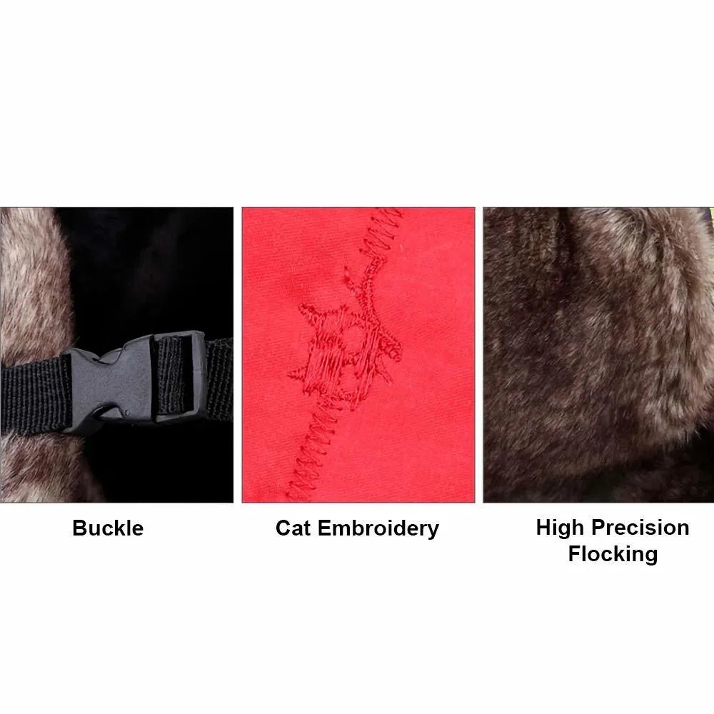 Winter Warm Hat Cold Weather Ushanka Russian Outdoor Ski Hunting Hat with Earflaps Windproof Mask Lei Feng Hat for Men Women