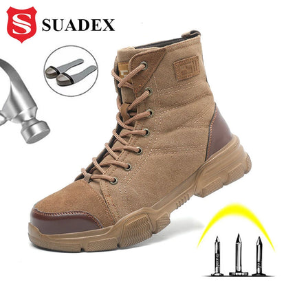 Indestructible Steel Toe Desert Boots