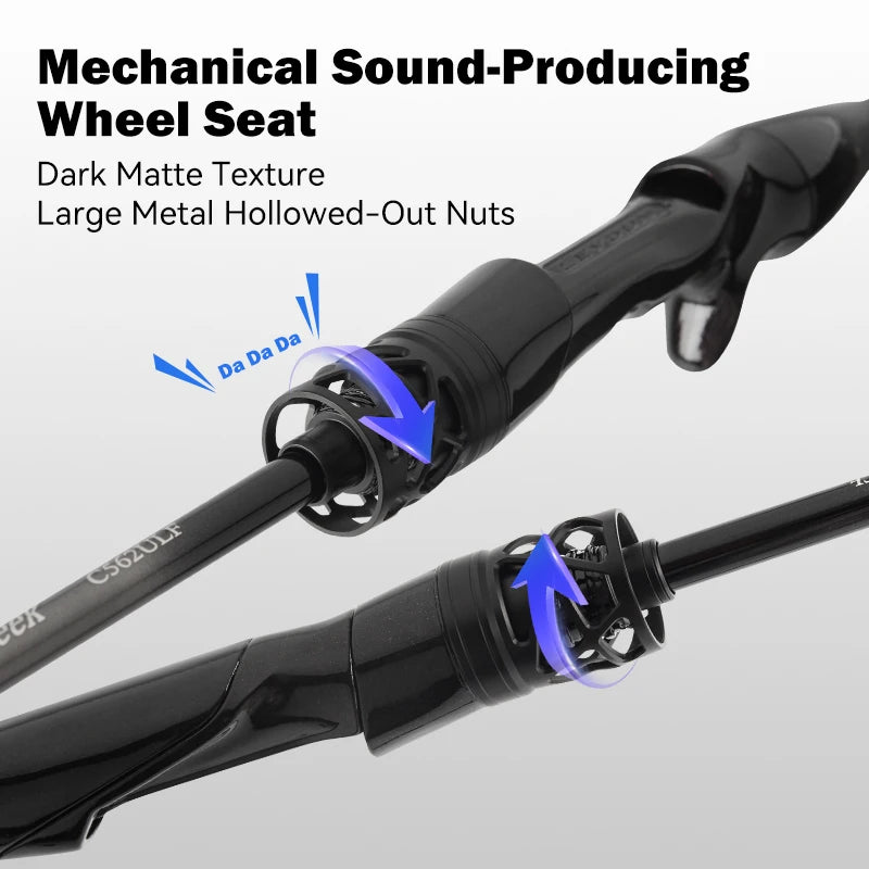 Fishing Rod 2 Section Spinning Casting 1.5/1.68/1.8m Travel Rod Baitcasting Ultralight Carbon Fiber Rod