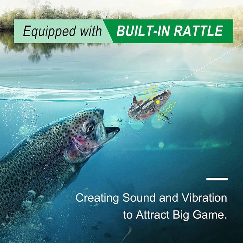 Fishing Lures Multi Jointed Swimbait Crank Bait