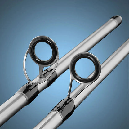 180cm/ 70.86inch-Silvery Carbon Fiber Lure Fishing Rod-M Tuning, Medium-Fast Speed