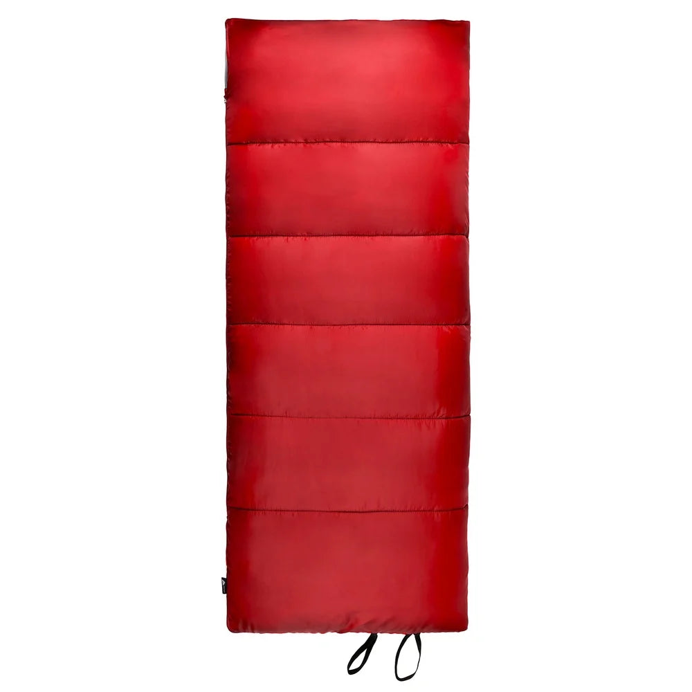 50F Warm Weather Sleeping Bag Compact Lightweight Camping Travel Quilt Machine Washable Insulated