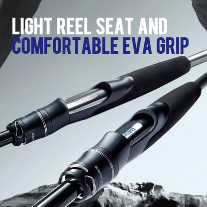 CYLIUS Overking Longcast Inshore Multipurpose Sea Fishing Rod 40T Carbon Ultralight Fuji Ring 2 Section Saltwater Spinning  Rod