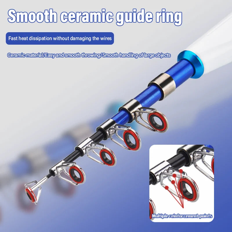 DEUKIO Mini Fishing Pole Combo With Short Telescopic Fishing Rod And Spinning Reel Baits Travel Pole Set for Children Beginner