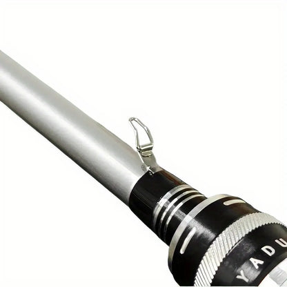 180cm/ 70.86inch-Silvery Carbon Fiber Lure Fishing Rod-M Tuning, Medium-Fast Speed