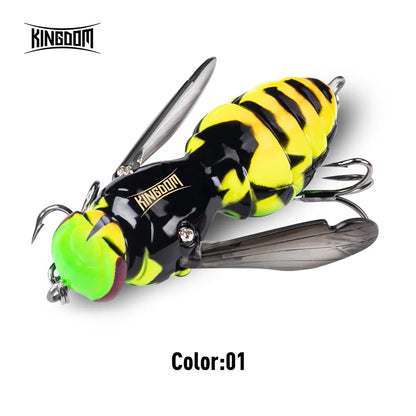Kingdom Floating Wasp Bait 4.2g 6.6g 40mm 48mm Artificial Insect
