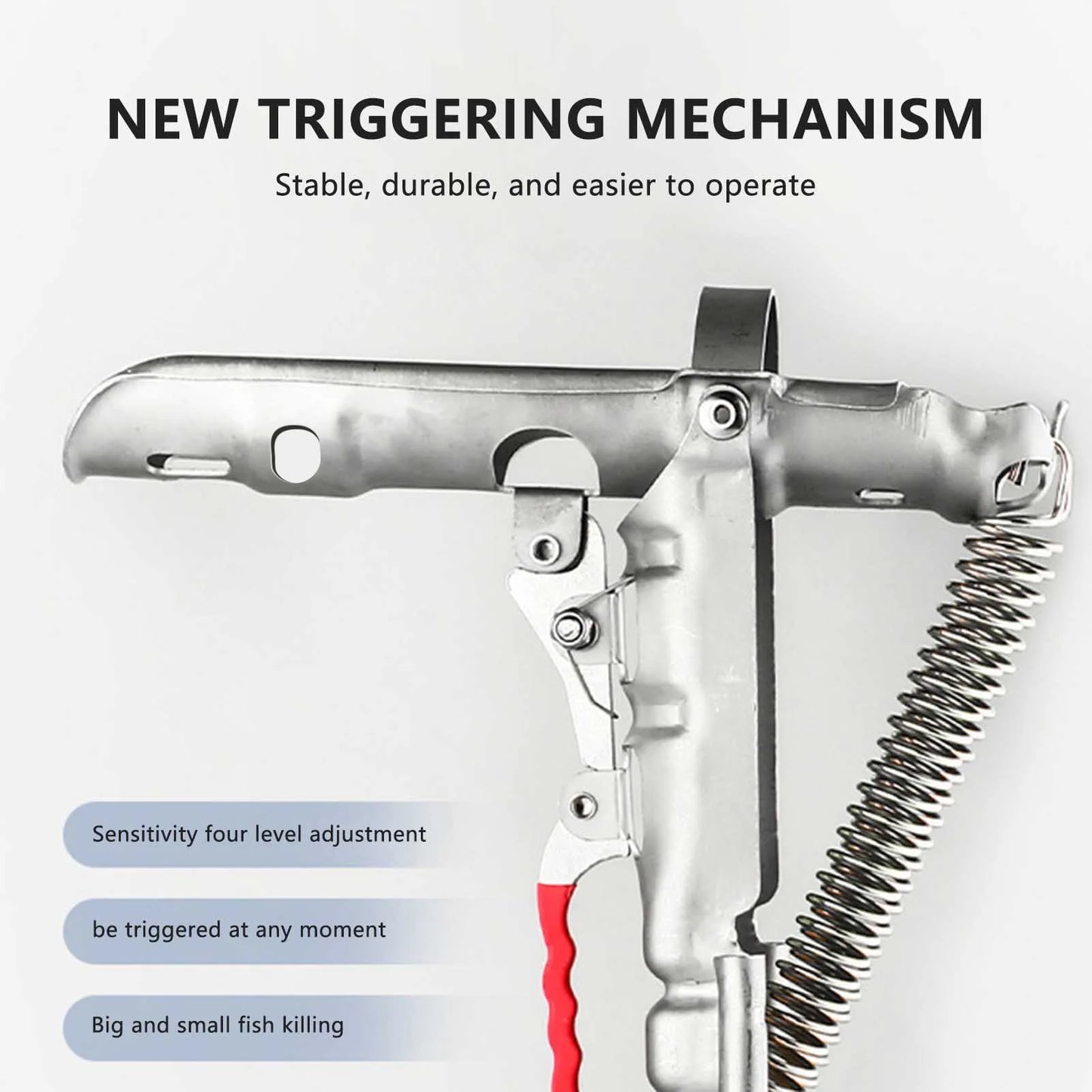 Stainless Steel Automatic Spring Support Fishing Rod Holder Stand