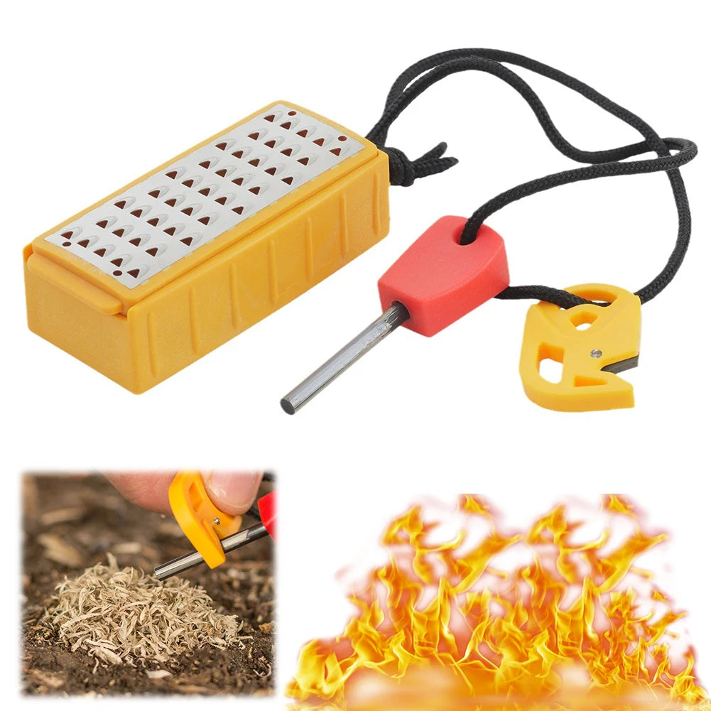 Tinder Maker with Fire Starter Tinder Maker Tool Lightweight Stainless Steel Grater