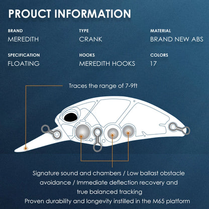 14g Fishing Lure Hard Bait 11Color wobbler Minnow Depth 2.0-2.5m