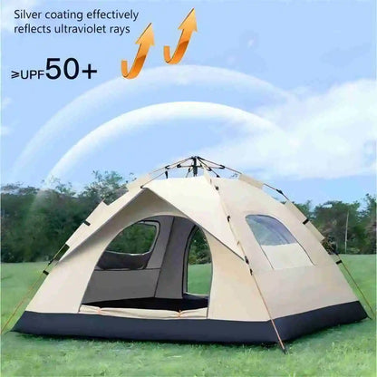 Automatic Pop-up Travel Tent with Two Doors & Windows